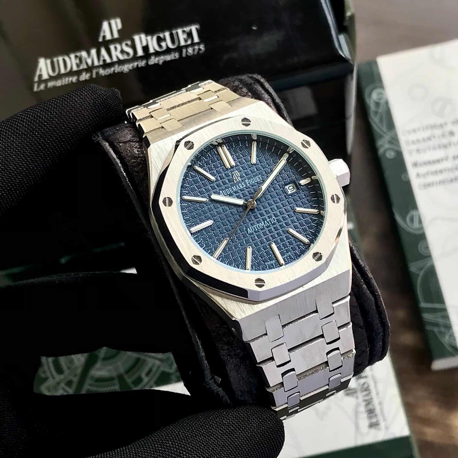 Audemars Piguet Royal Oak Offshore Stainless Steel Automatic Blue Dial Men’s Watch