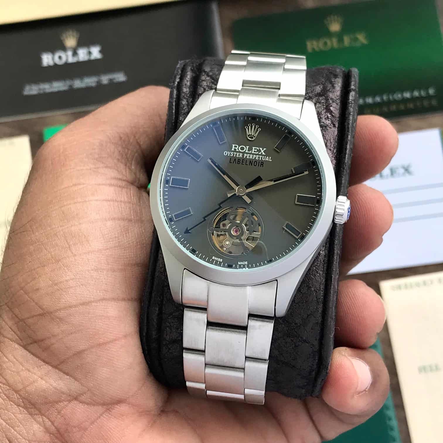 Rolex Tourbillon Labelnoir Automatic Men’s Watch