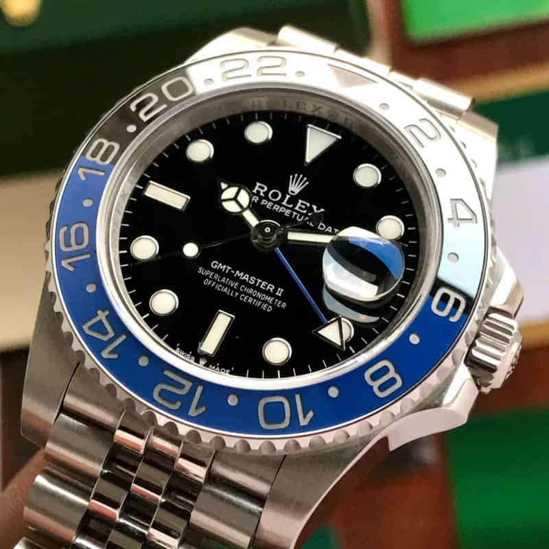 Rolex GMT Master || Batman Edition Swiss ETA Mens Watch