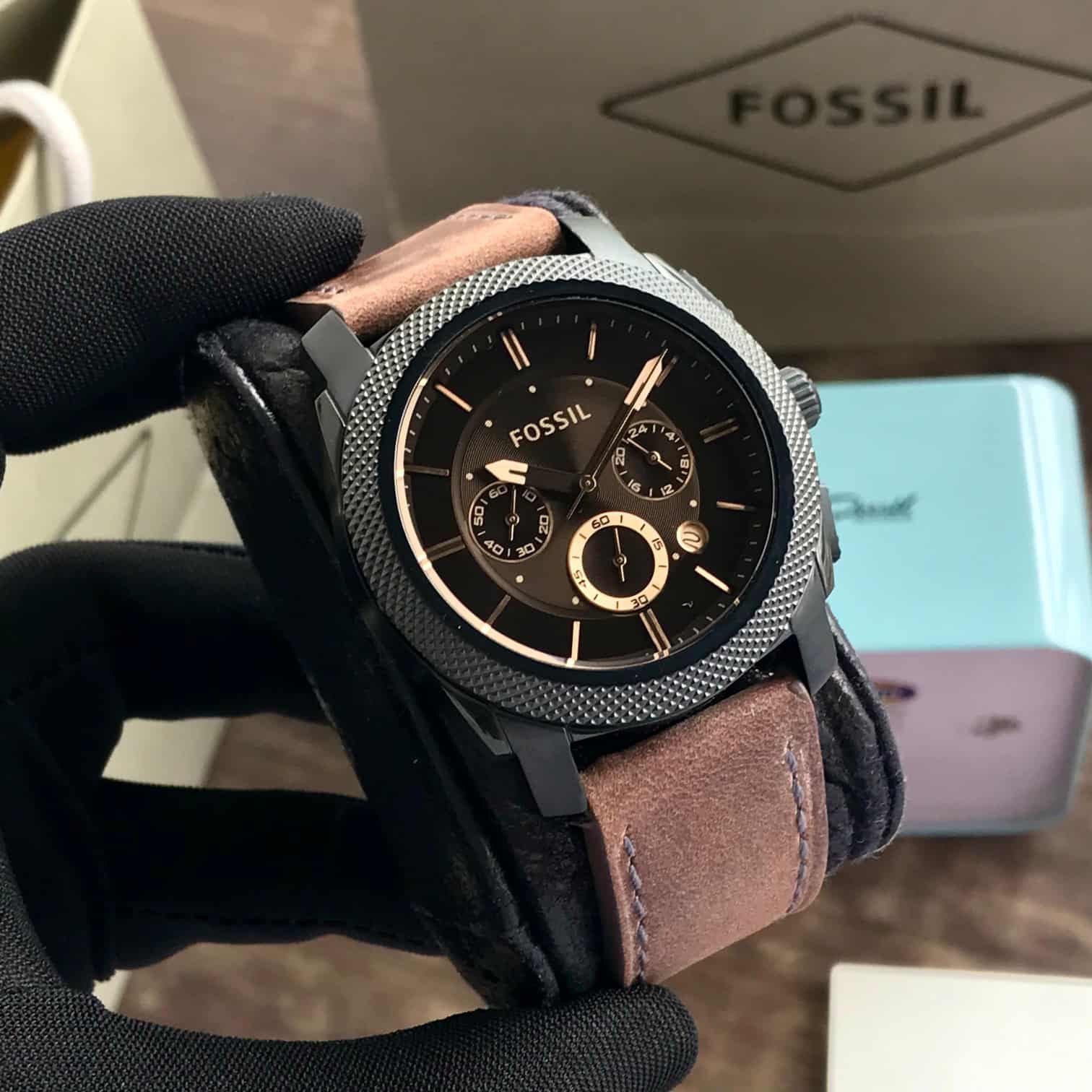 Fossil FS5251 Japanese Brown Dial & Brown Leather Strap Men’s Watch