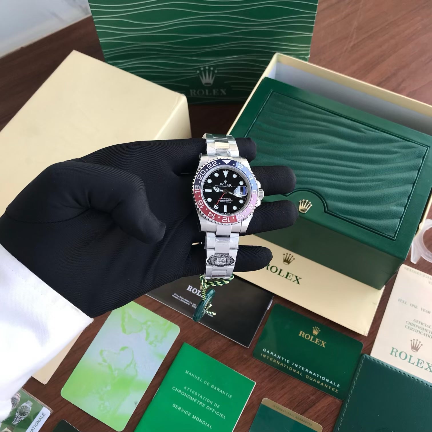 Rolex GMT Matser || Pepsi Edition Swiss ETA Automatic Mens Watch