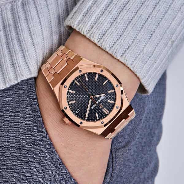 Audemars Piguet Royal Oak OffShore Automatic Rosegold Black Dial Premium Mens Watch