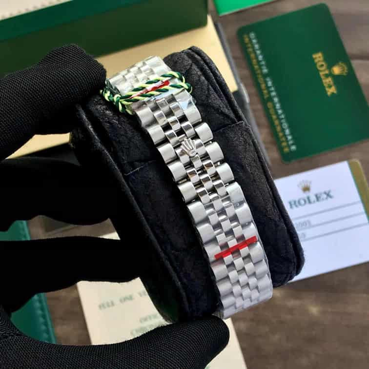 Rolex Date Just 41 Motif Green Dial Jubli Chain Automatic Men’s s Watch