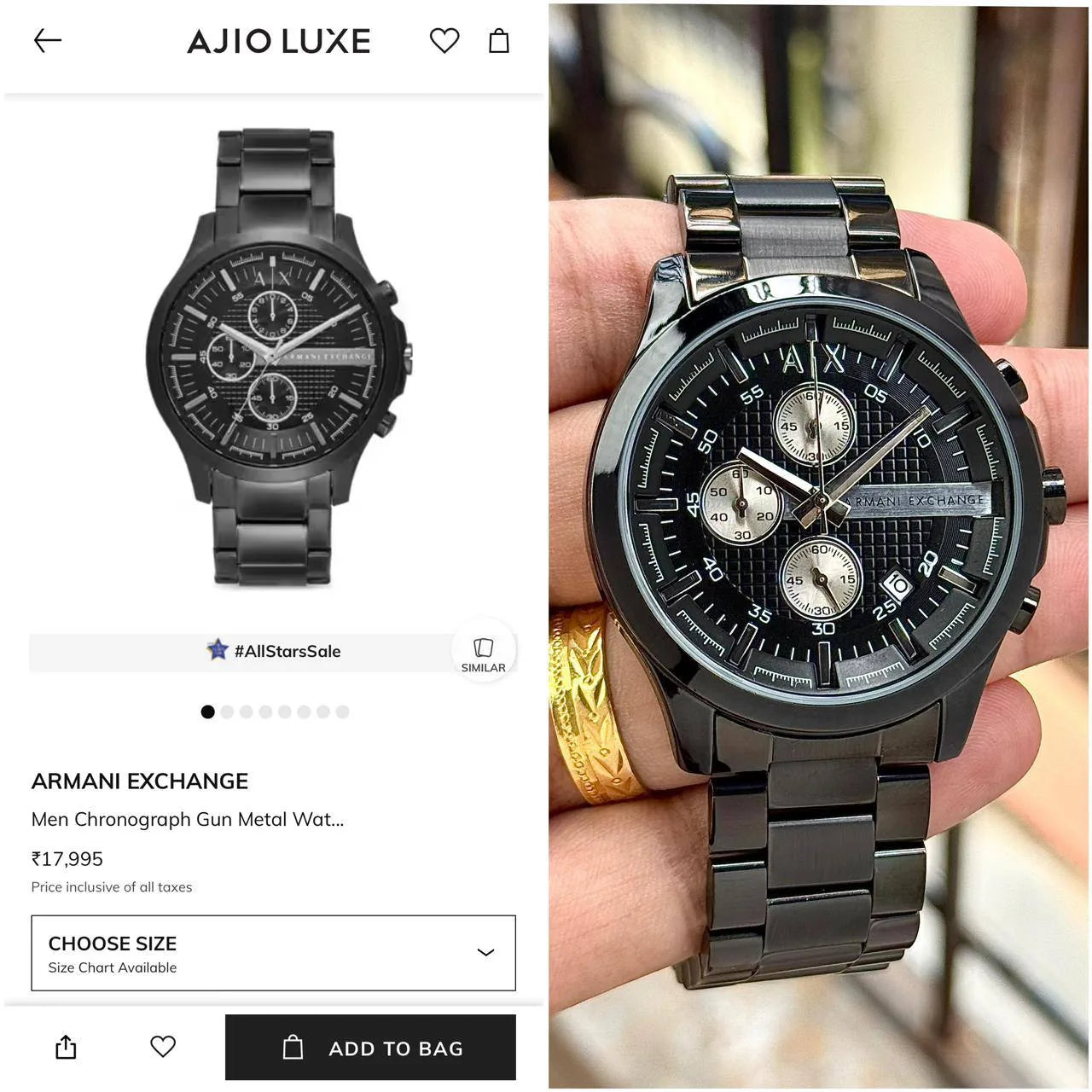 Armani Exchange Hampton