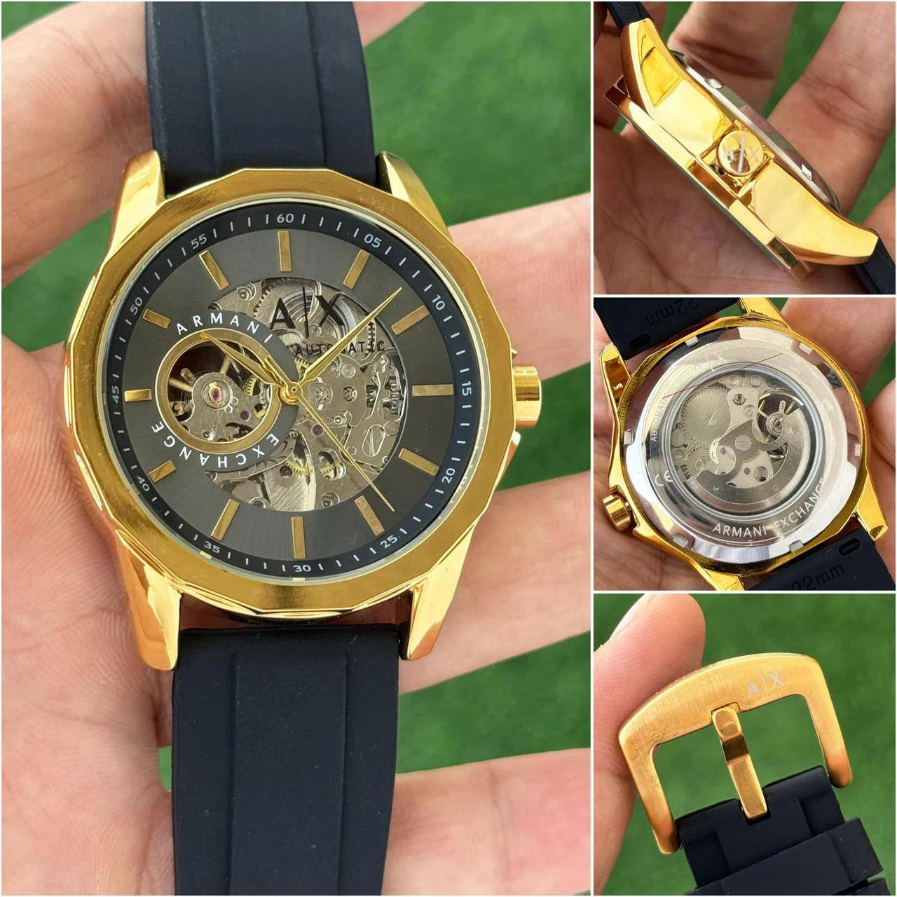 Armani Exchange Black Strap