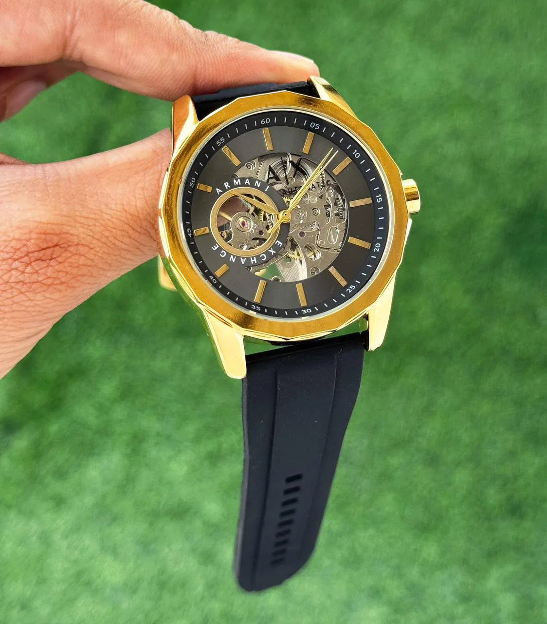 Armani Exchange Black Strap