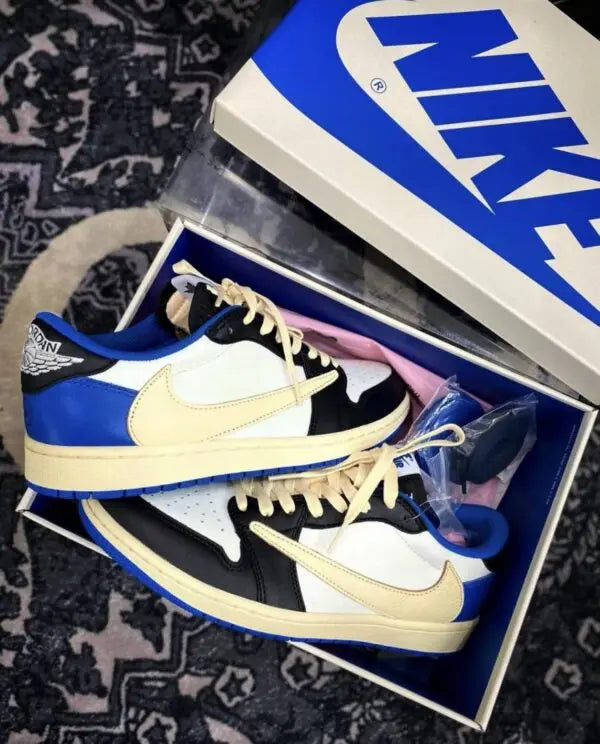Nike Air Jordan 1 Low X Travis Scott Fragment Semi UA