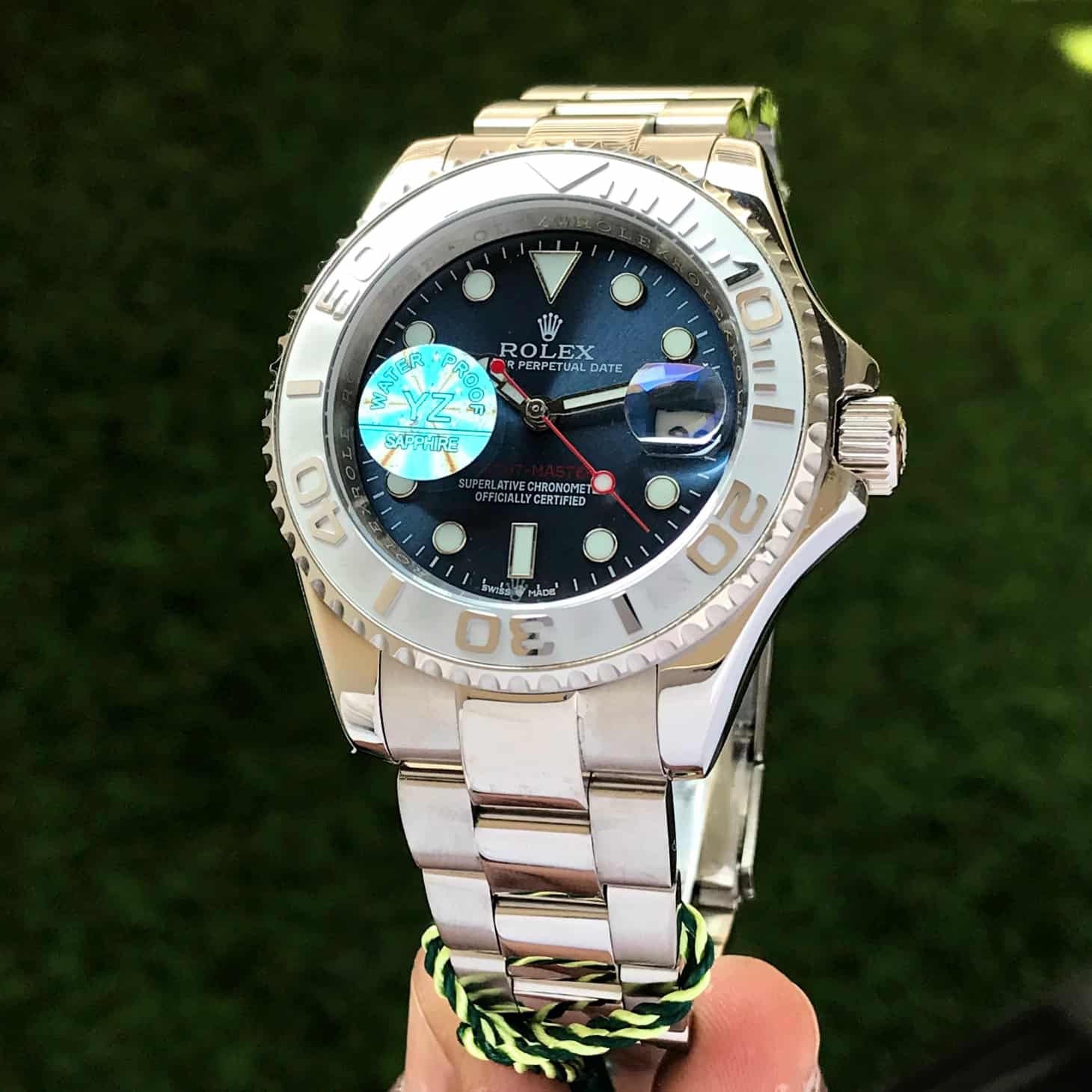 Rolex Yacht Master Stainless Steel Blue Dial Japanese Master Quality Men’s Watch