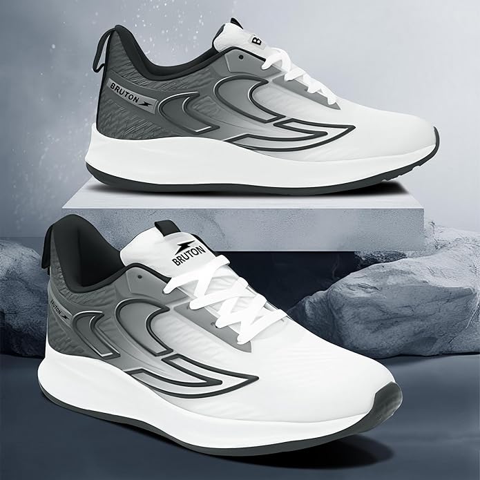 Auro Vibe Lite Sport Shoes Running Shoes for Men- White