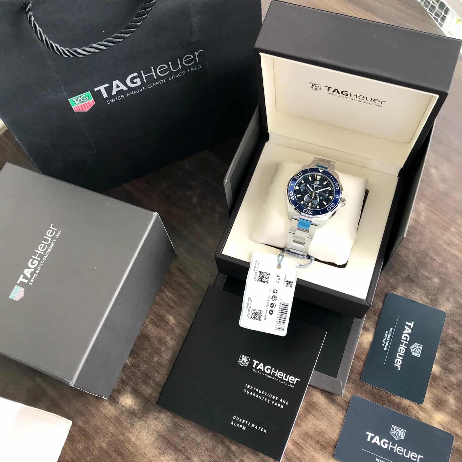 Tag Heuer Aquaracer Chronograph Cay111B Authentic Quality