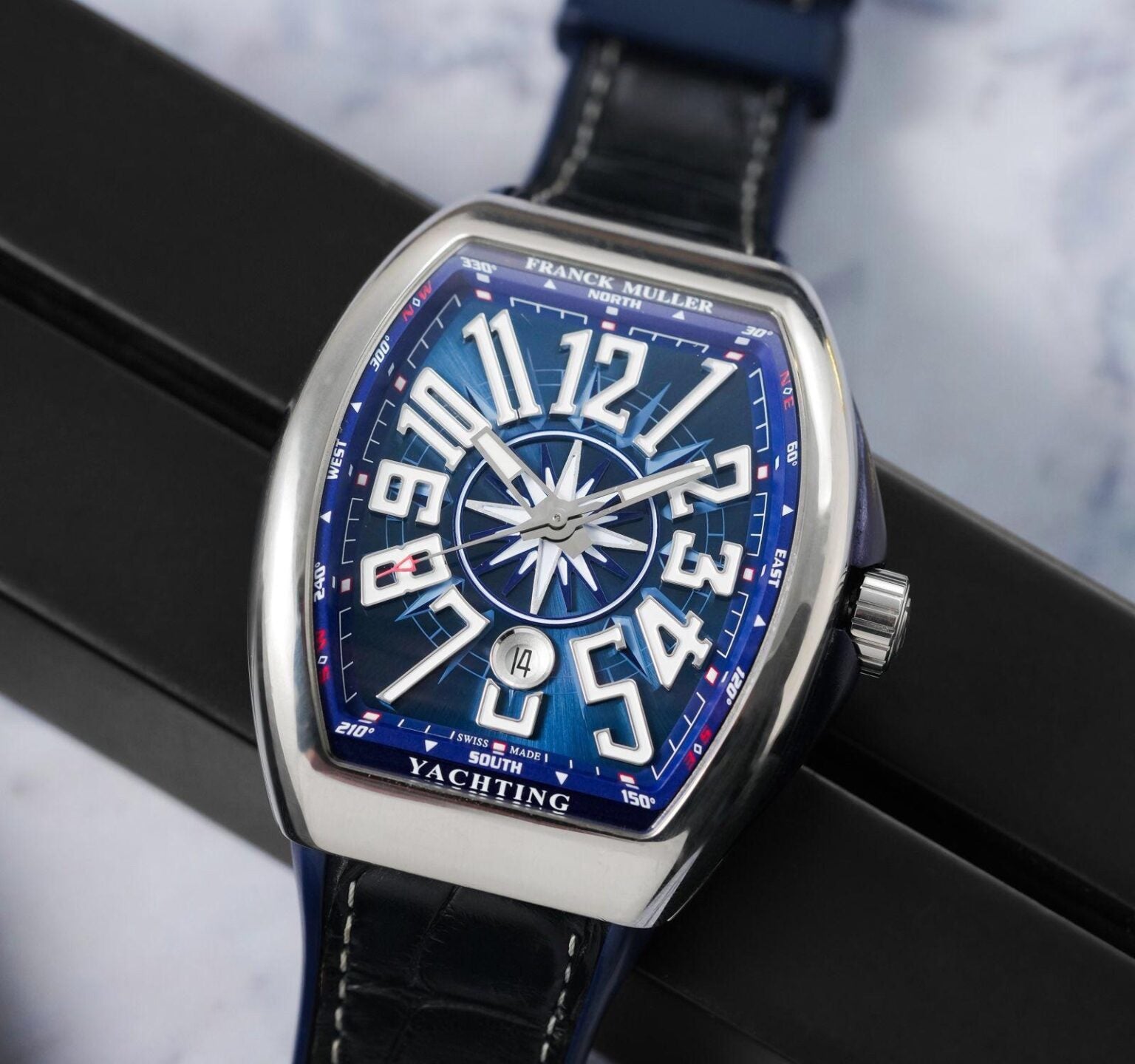 Frank Muller Vanguard Yachting Premium Swiss ETA Movement Automatic Mens Watch