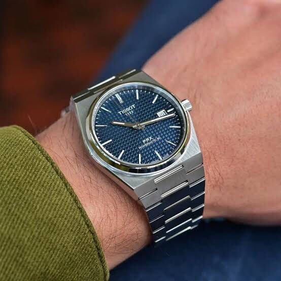 Tissot PRX Powermatic Stainless Steel Blue Dial Automatic Men’s Watch