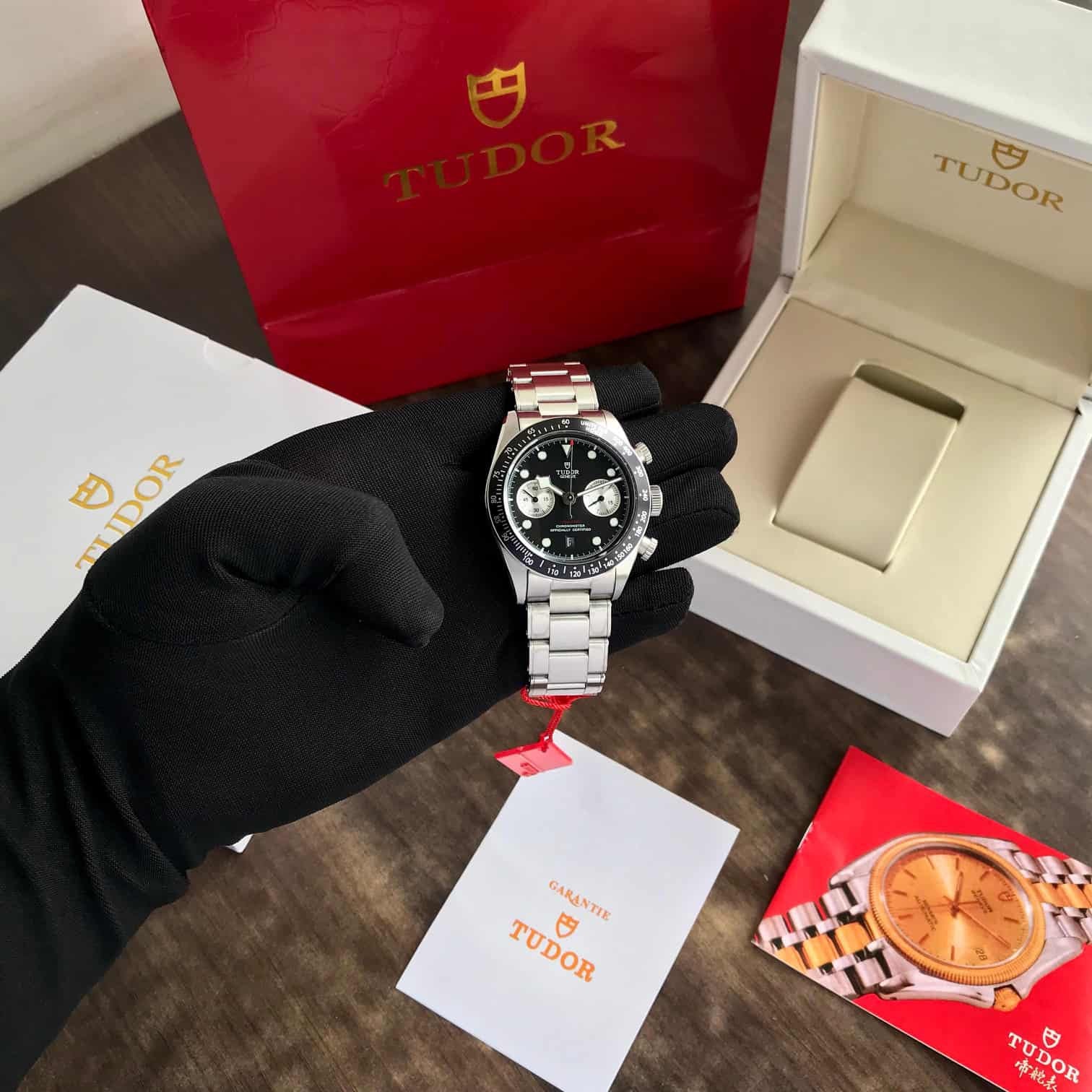 Tudor Black Bay Chronograph S&G Swiss ETA Automatic Men’s Watch