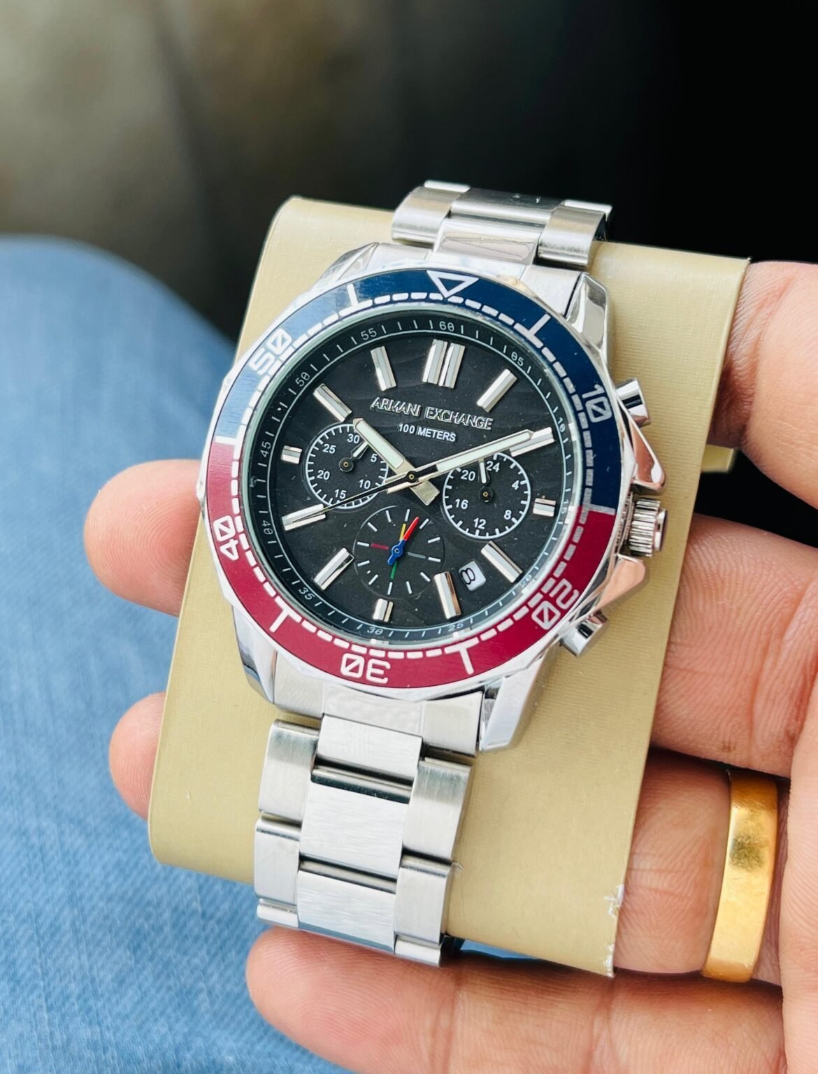 Armani Exchange Spencer Chronograph Stainless Steel Watch
