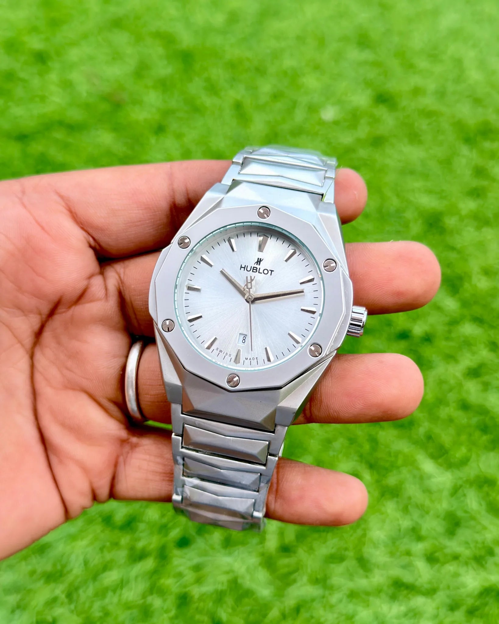 Hublot Big Bang Diamond Cut Silver Edition