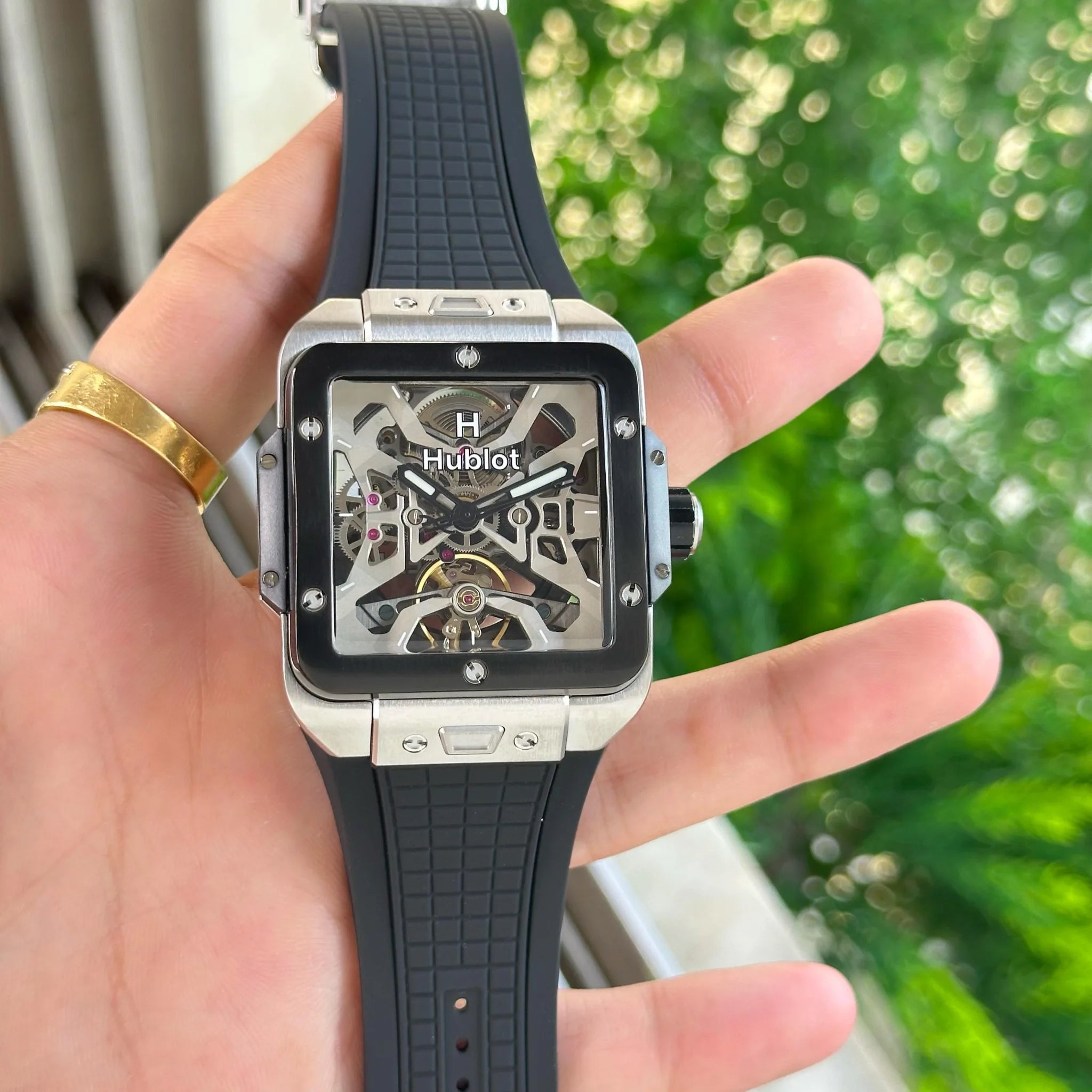 Hublot Square Bang Unico Titanium 42MM Skeleton Edition
