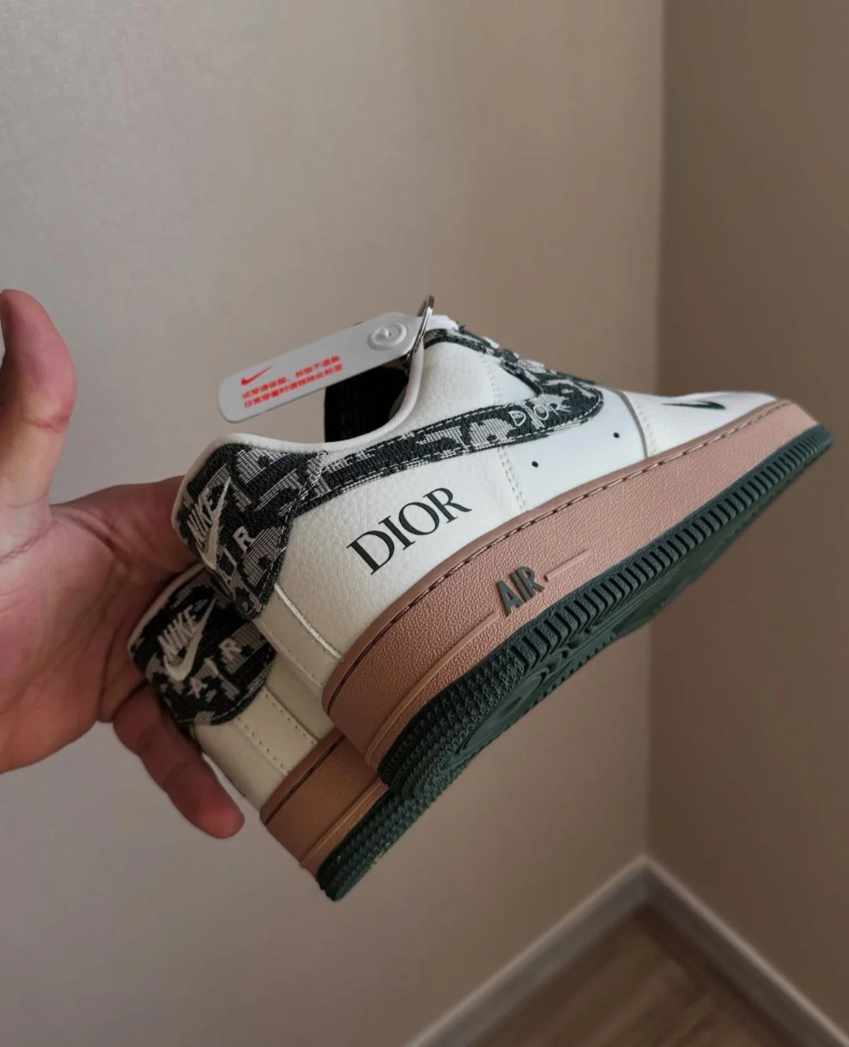Nike Airforce 1 Dior White Sneakers