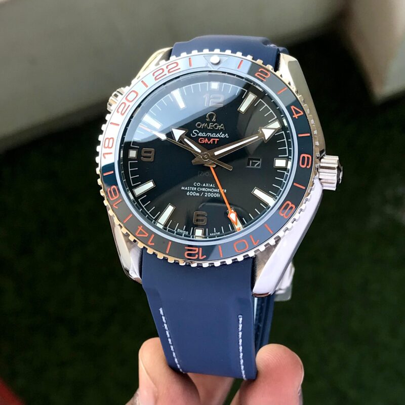 Omega Seamaster Co-Axial GMT Deep Blue Dial