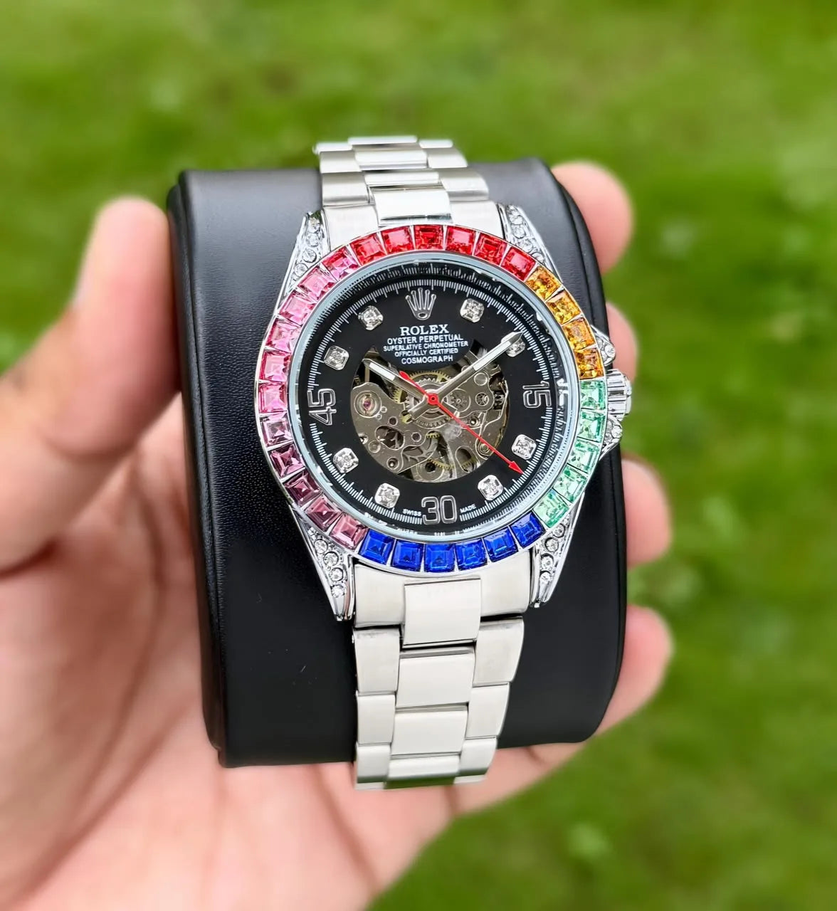 Rolex Rainbow Automatic Open Heart