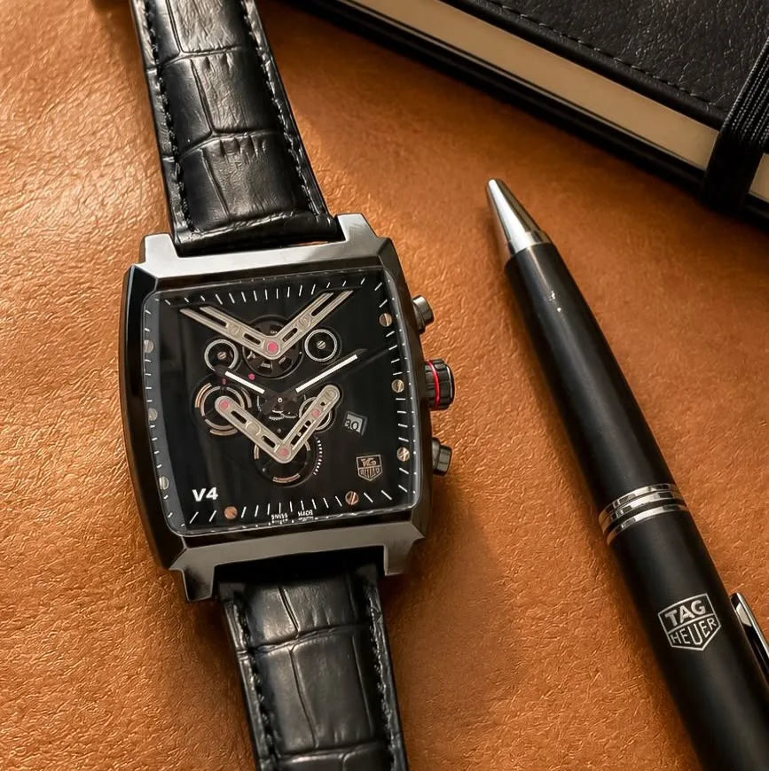 TAG Heuer V4 Black Chronograph