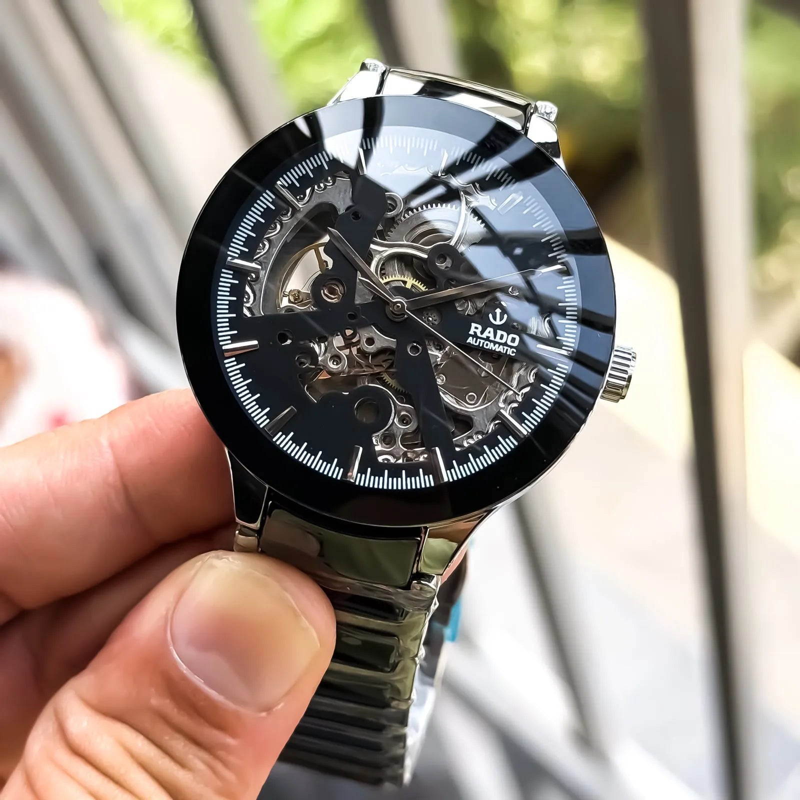 Rado Centrix Automatic Open Heart Jubile Black