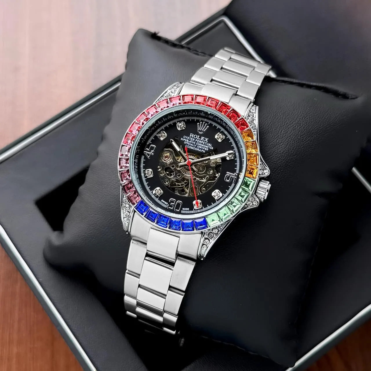 Rolex Rainbow Automatic Open Heart