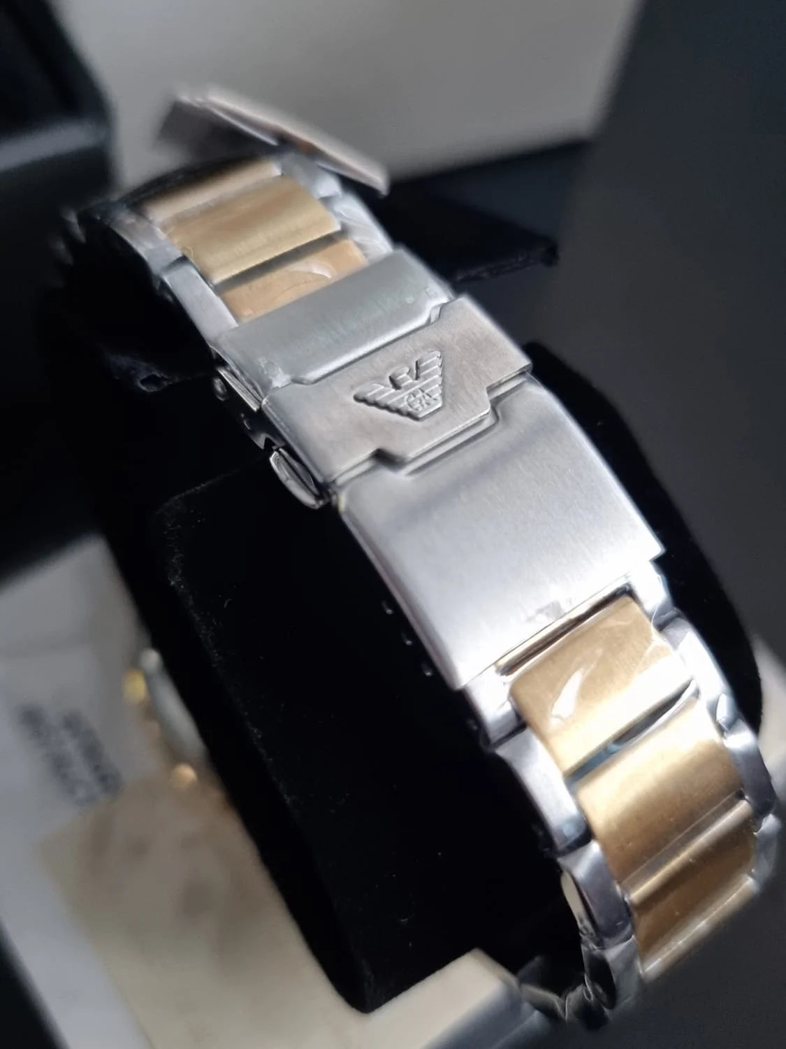 Emporio Armani Diver Blue/Gold toned steel 43 mm