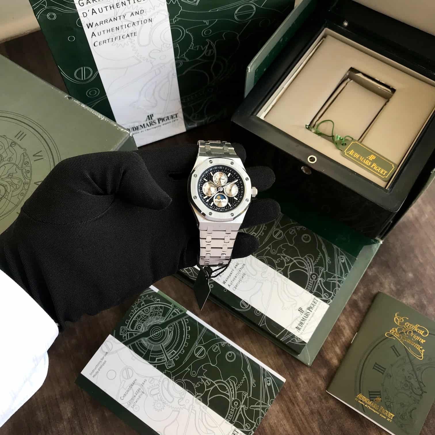 Audemars Piguet Royal Oak Perpetual Calendar Black Dial Limited Edition Automatic Mens Watch
