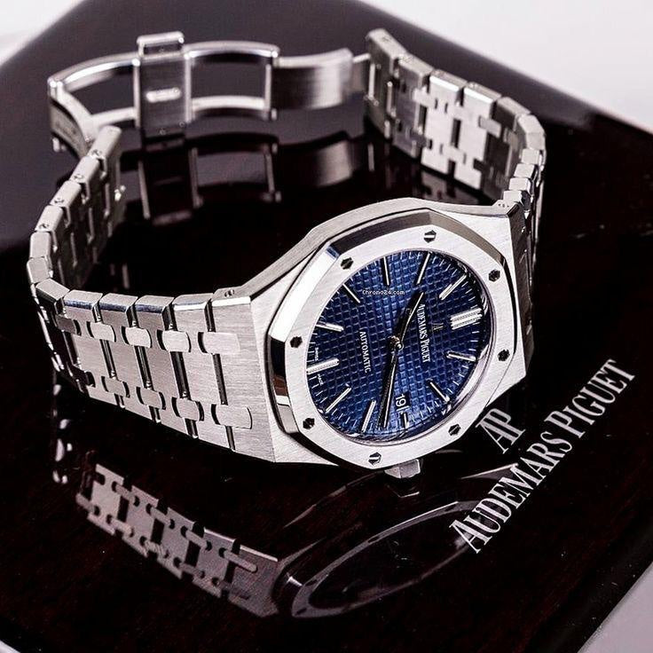 Audemars Piguet Royal Oak Offshore Stainless Steel Automatic Blue Dial Men’s Watch