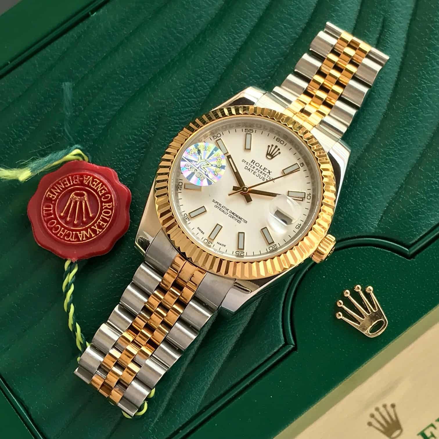 Rolex Date Just 41 Stainless Steel Japanese Automatic Mens Watch