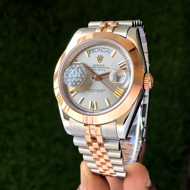 Rolex Day Date 41 Rose gold Two Tone Japanese Master Quality Men’s Watch