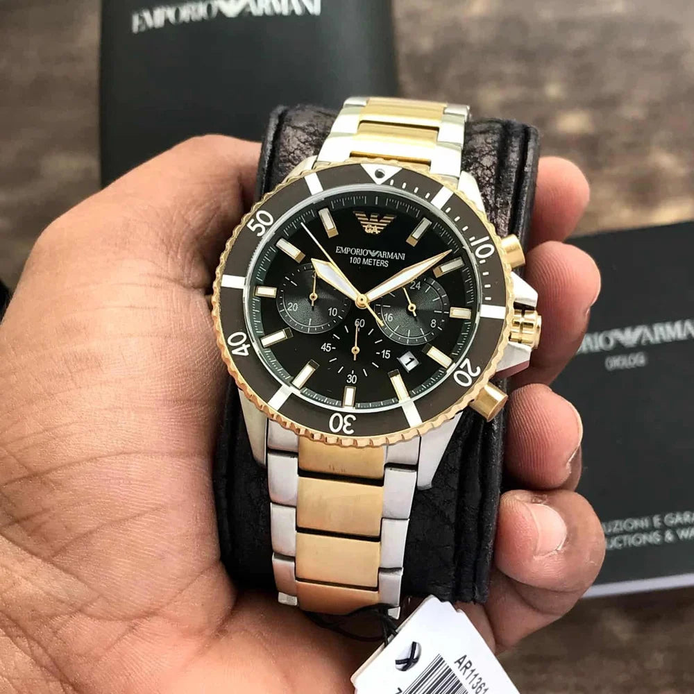 Emporio Armani Chronograph Analog Watch for Men