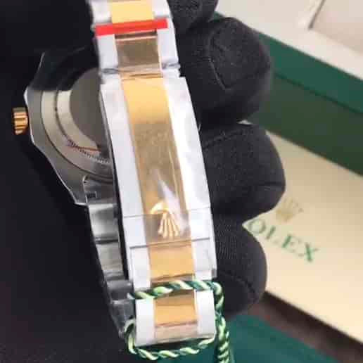 Rolex Yachtmaster Japanese Two Tone Gold & Blue Dial Mens Watch