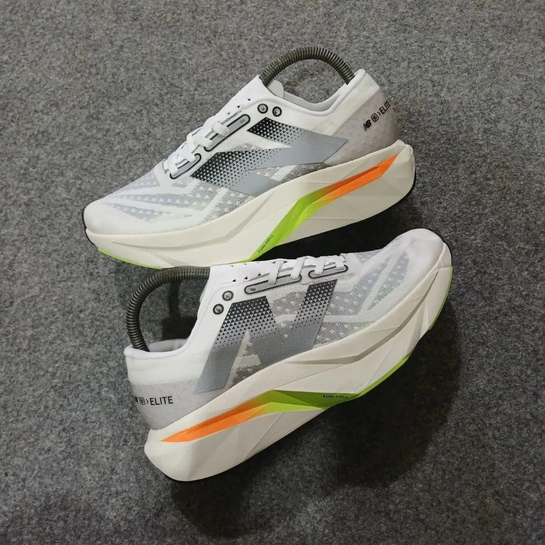 New Balance Elite White Running Shoes for Men