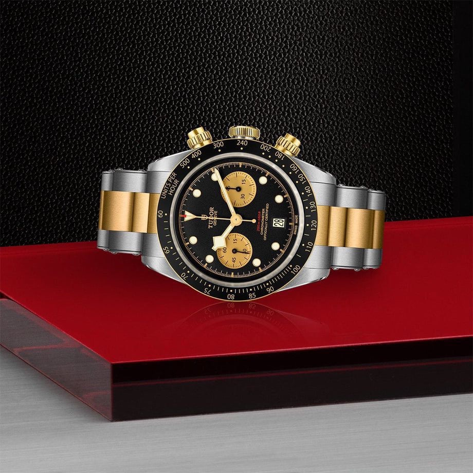 Tudor Black Bay Two Tone Chronograph S&G Swiss ETA Automatic Men’s Watch