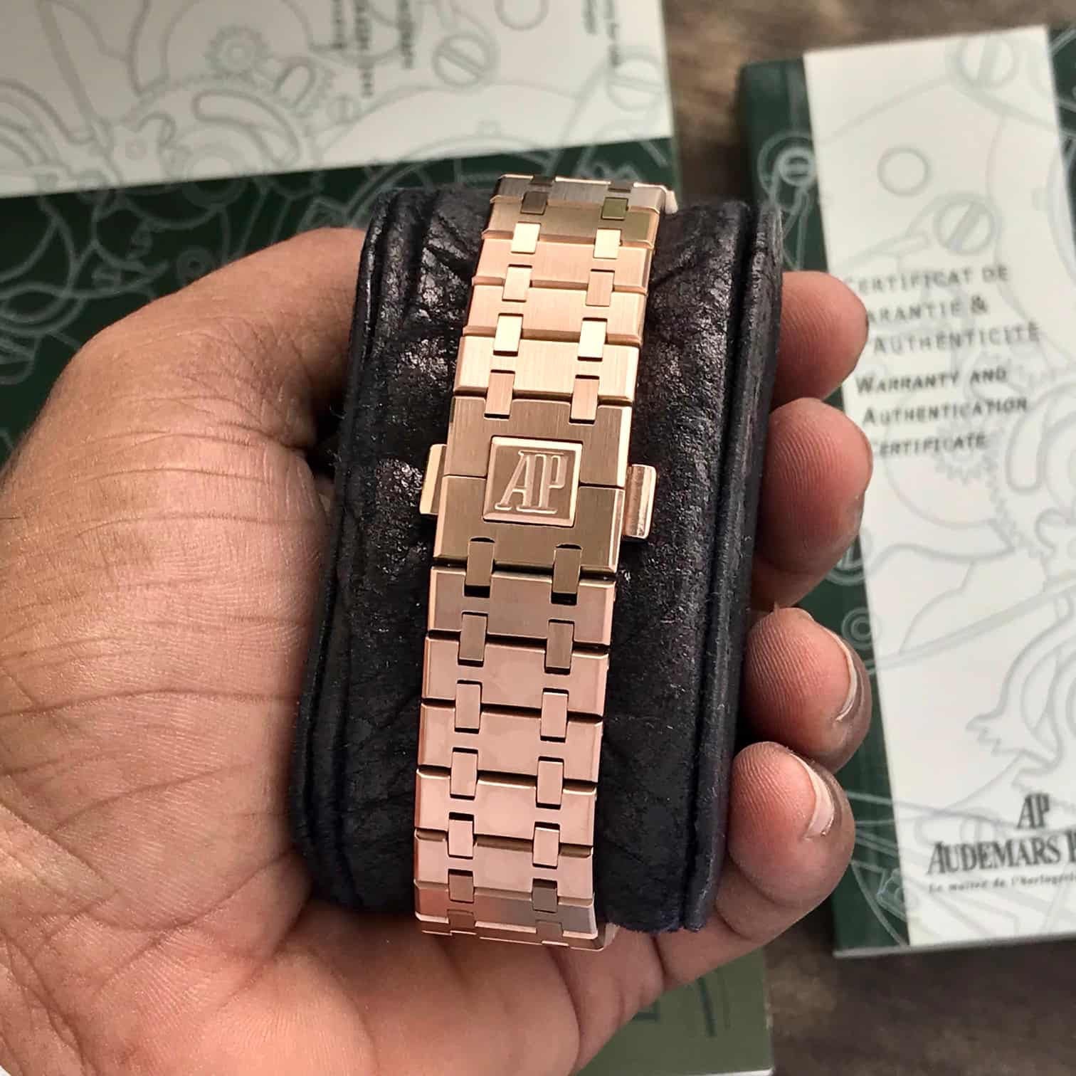 Audemars Piguet Royal Oak OffShore Automatic Rosegold Black Dial Premium Mens Watch