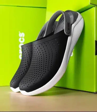 Crocs Literide Comfortable Unisex Black Grey Clogs