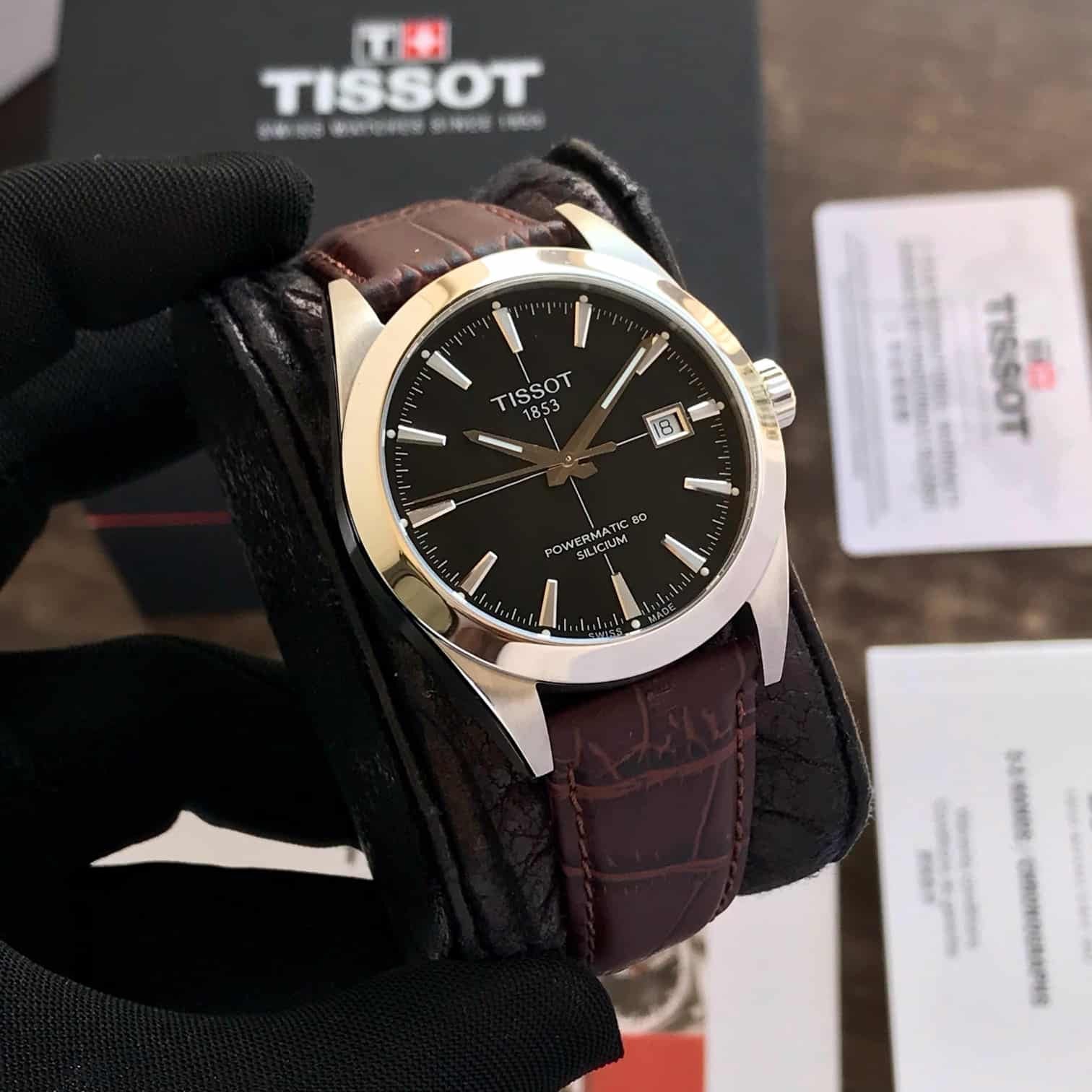 Tissot Gentleman Powermatic 80 Silicium Men 40 mm Automatic Mens Watch