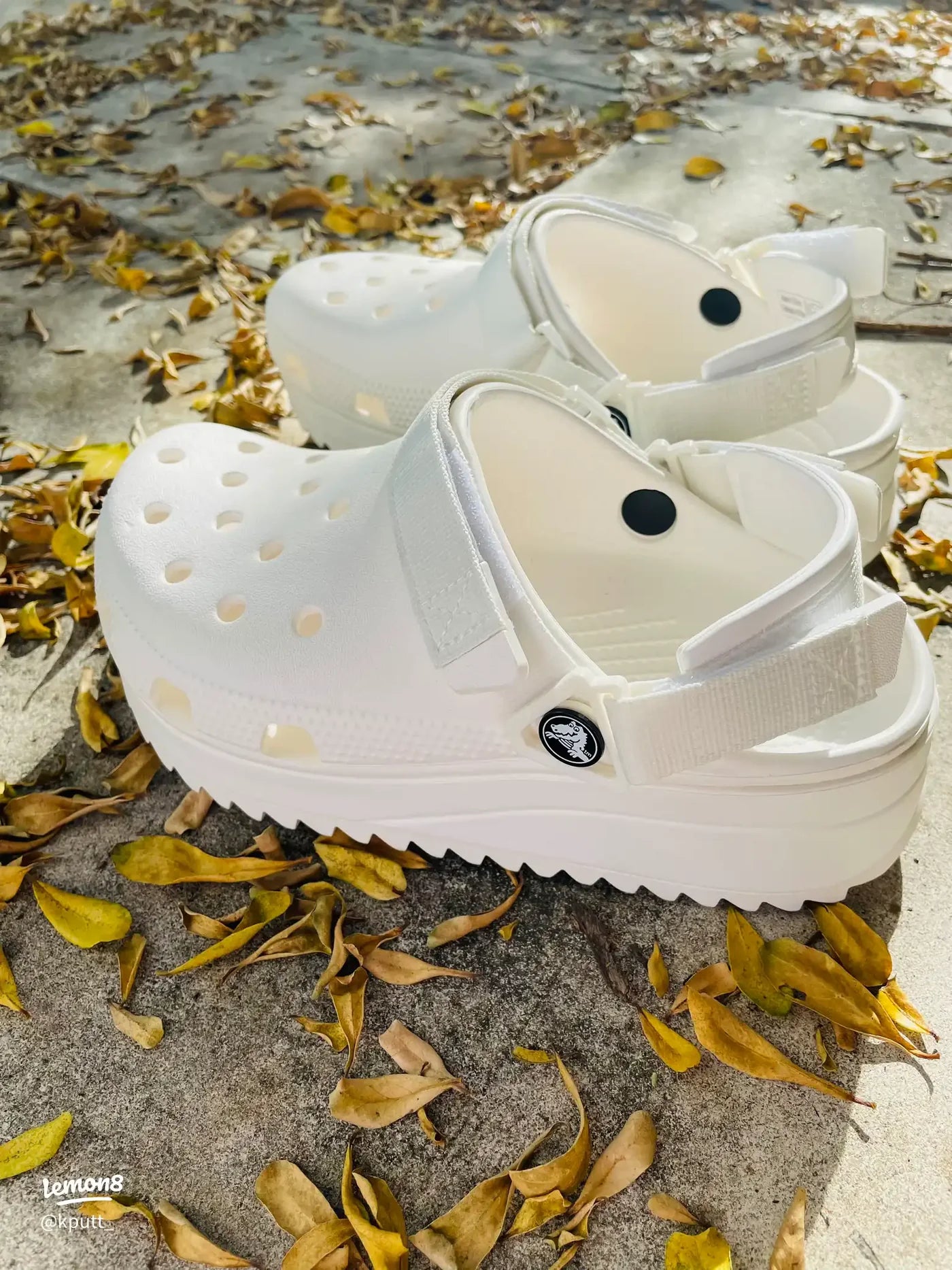 Crocs Hiker Full White Clogs