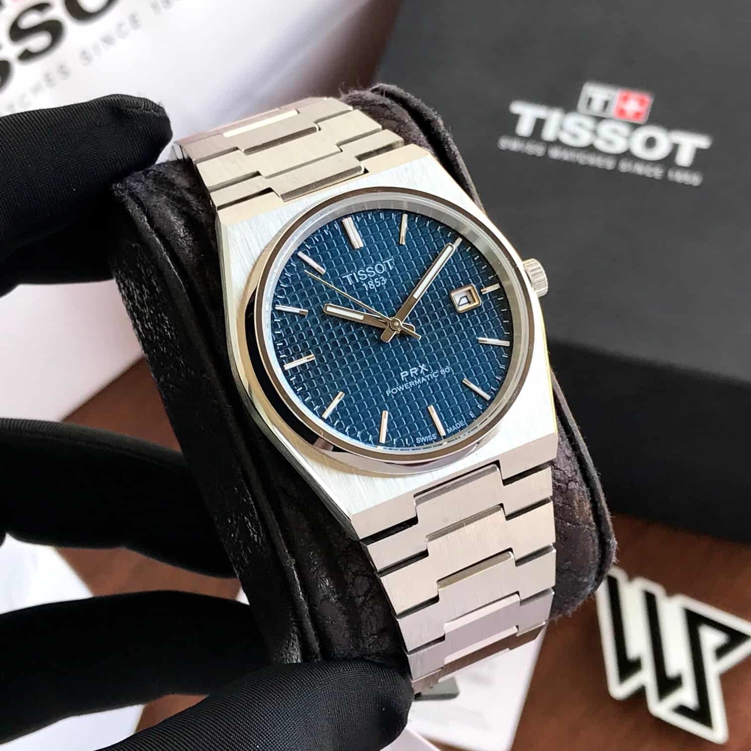 Tissot PRX Powermatic Stainless Steel Blue Dial Automatic Men’s Watch