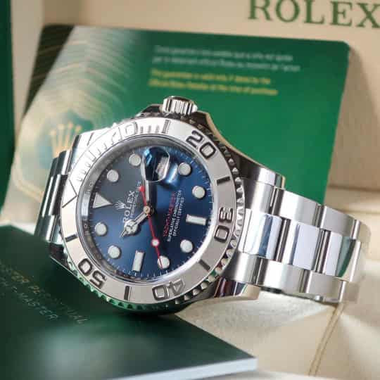 Rolex Yacht Master Stainless Steel Blue Dial Japanese Master Quality Men’s Watch