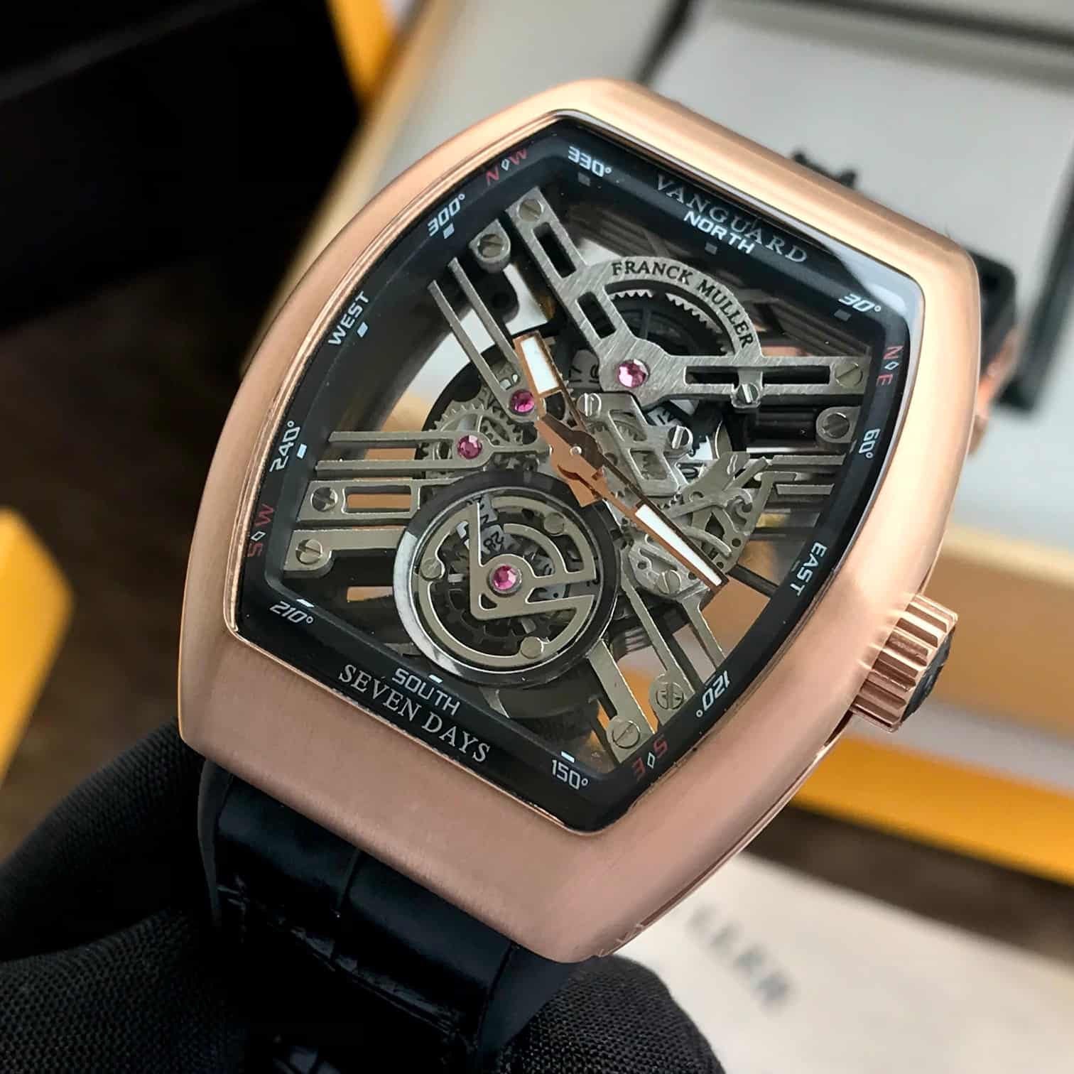 Frank Muller Vanguard Swiss ETA Self Winding Machinery Automatic Mens Watch