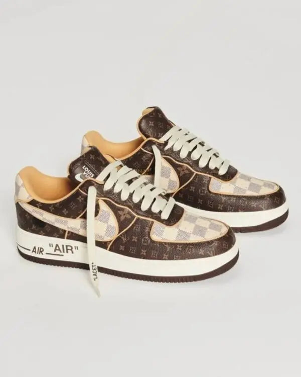 Nike Airforce 1 low Louis Vuitton Virgil Abloh Brown