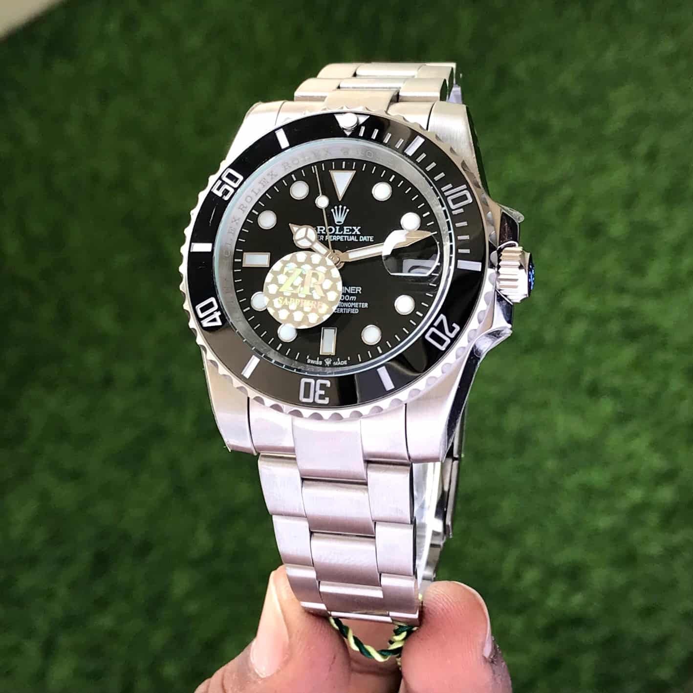 Rolex Submariner Stainless Steel Black Dial Japanese Automatic Mens Watch