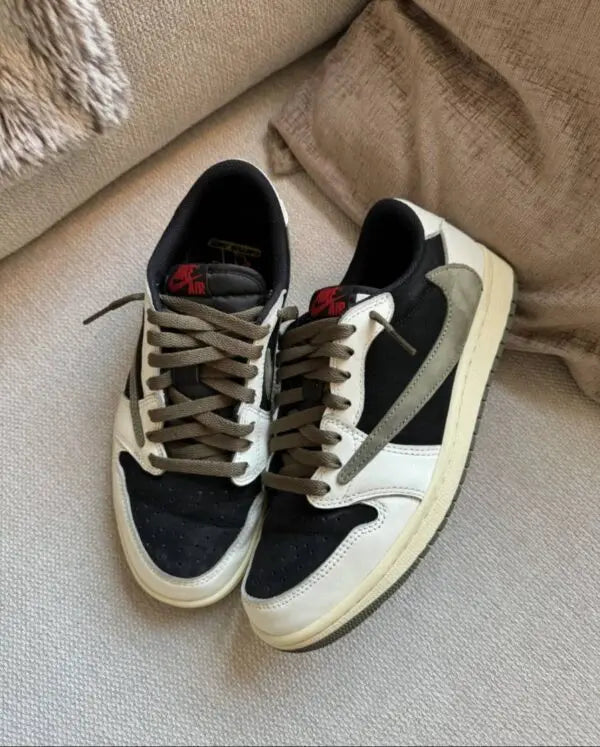 Nike Air Jordan 1 Low X Travis Scott Olive Green Semi UA