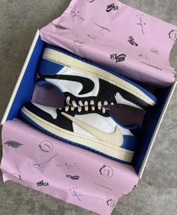 Nike Air Jordan 1 Low X Travis Scott Fragment Semi UA