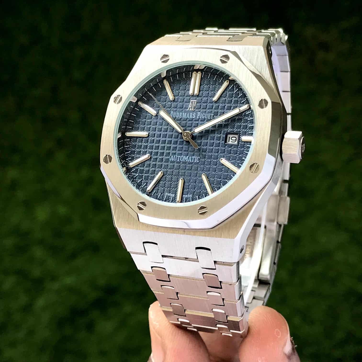Audemars Piguet Royal Oak Offshore Stainless Steel Automatic Blue Dial Men’s Watch