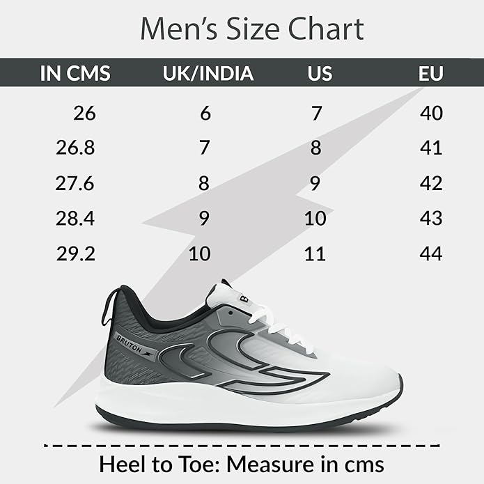 Auro Vibe Lite Sport Shoes Running Shoes for Men- White