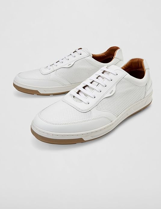 Auro Vibe Premium Mens Smart Casual Lifestyle Leather Sneakers