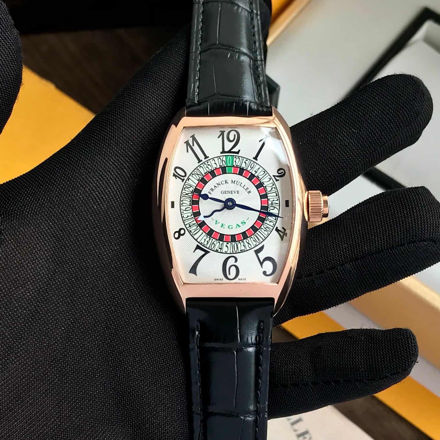 Frank Muller Vegas Casino Table Rosegold White Dial Premium Automatic Mens Watch